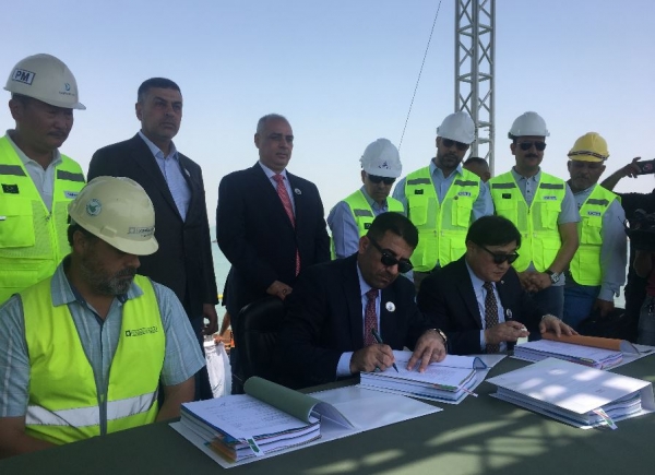 대우건설은 이라크 남부 바스라주에서 1억 9975만 달러의 컨테이너터미널 건설 공사를 수주했다. (사진=대우건설)