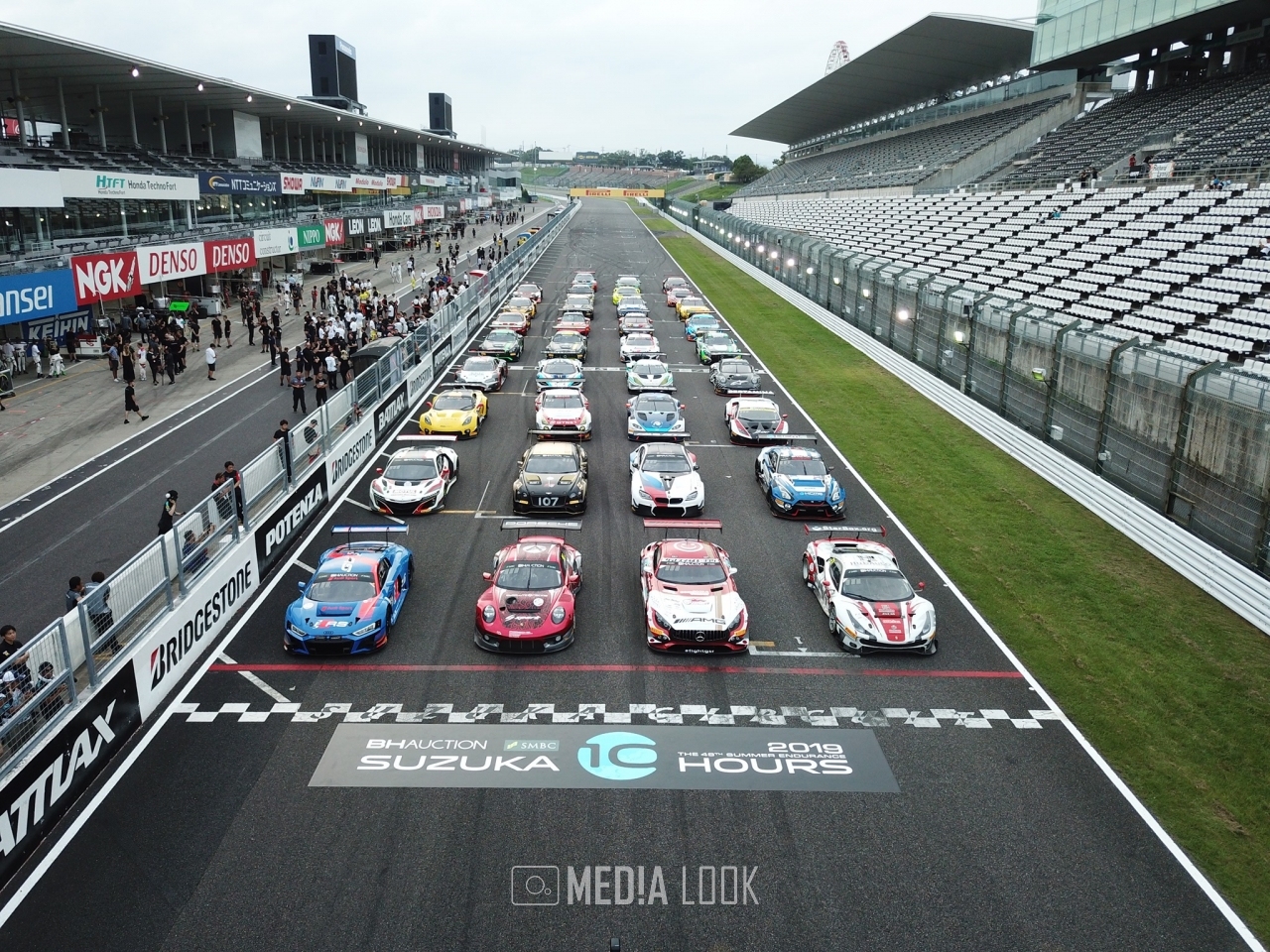 13개의 브랜드들이 참가한 스즈카 10시간 레이스카들의 모습 / 사진 : 인터컨티넨탈 GT 챌린지