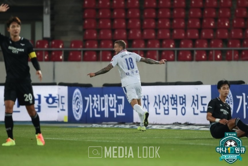 수원 타가트의 골 세레머니 출저: 한국프로축구연맹