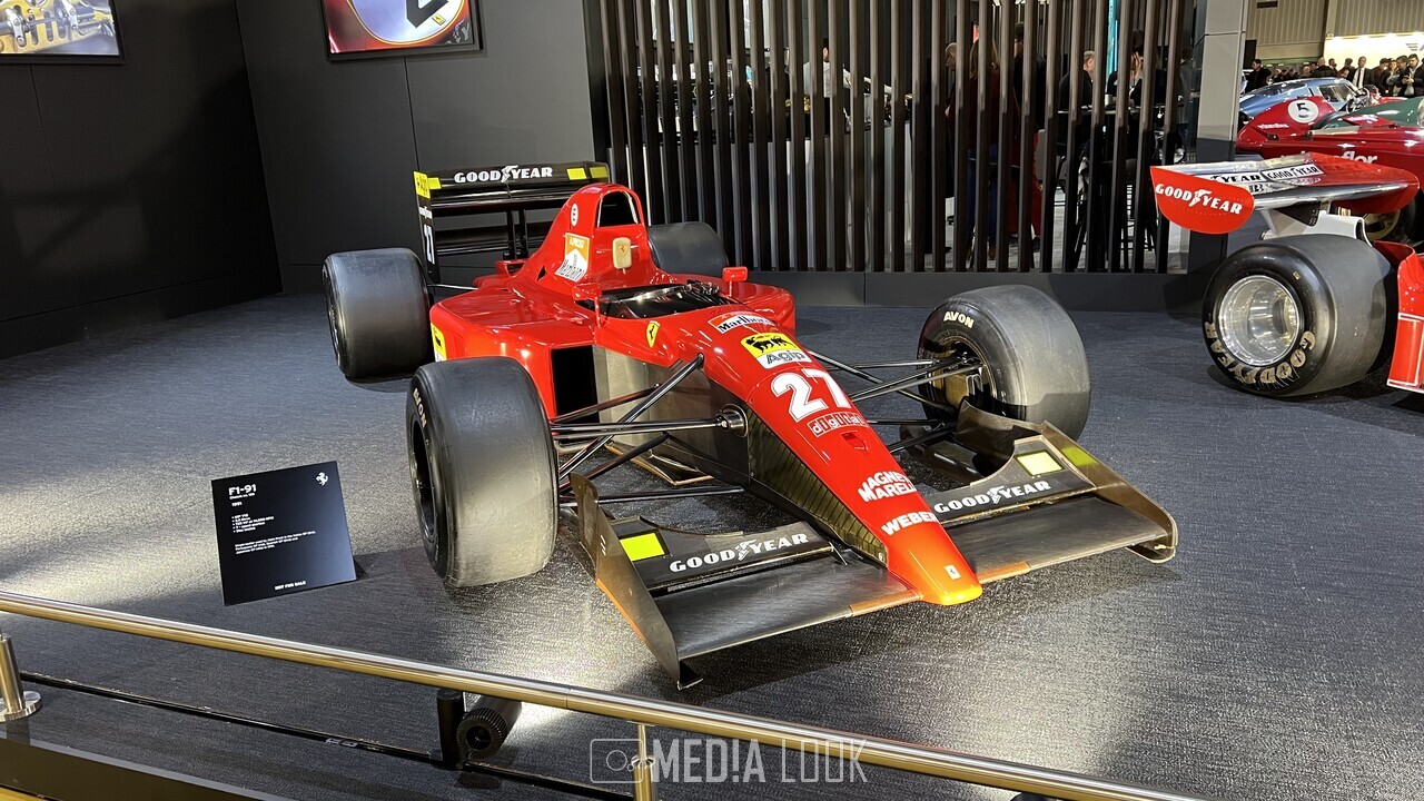 '1991 FIA Formula 1'에 출전한 '페라리'의 '페라리 642' F1 차량이 전시되었다. / 사진 = 이서연 기자